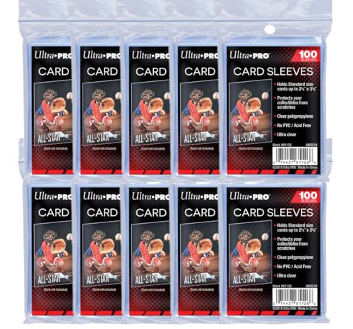 Ultra Pro - 1000 Soft Sleeves - 10 Packs