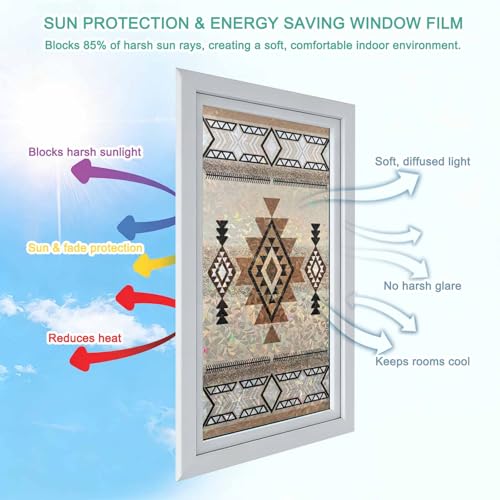 Vinilo Decorativo Rainbow para Ventana 17.7x78.7 Pulgadas miniatura 4