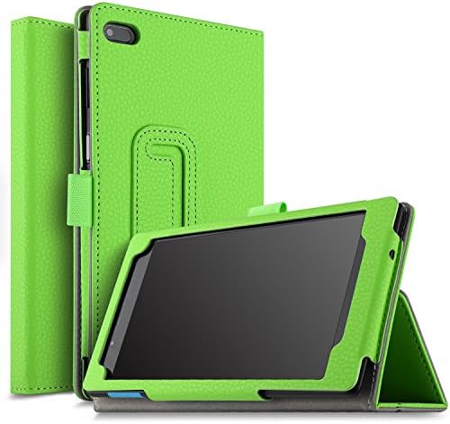 IVSO Lenovo Tab 7 Essential Tablet Case, Ultra Lightweight Leather Stand Cover Case for Lenovo Tab 7 Essential/Lenovo Tab 4 7 Essential Tablet (Green)