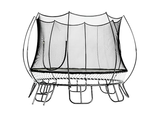 Free Jump Trampoline 10FT Round Springless Trampoline with Safety Enclosure ...