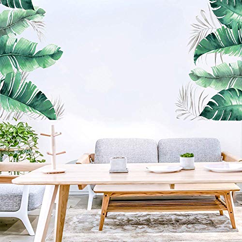Vinilos Decorativos Tropical Leaves para Pared Verde miniatura 2