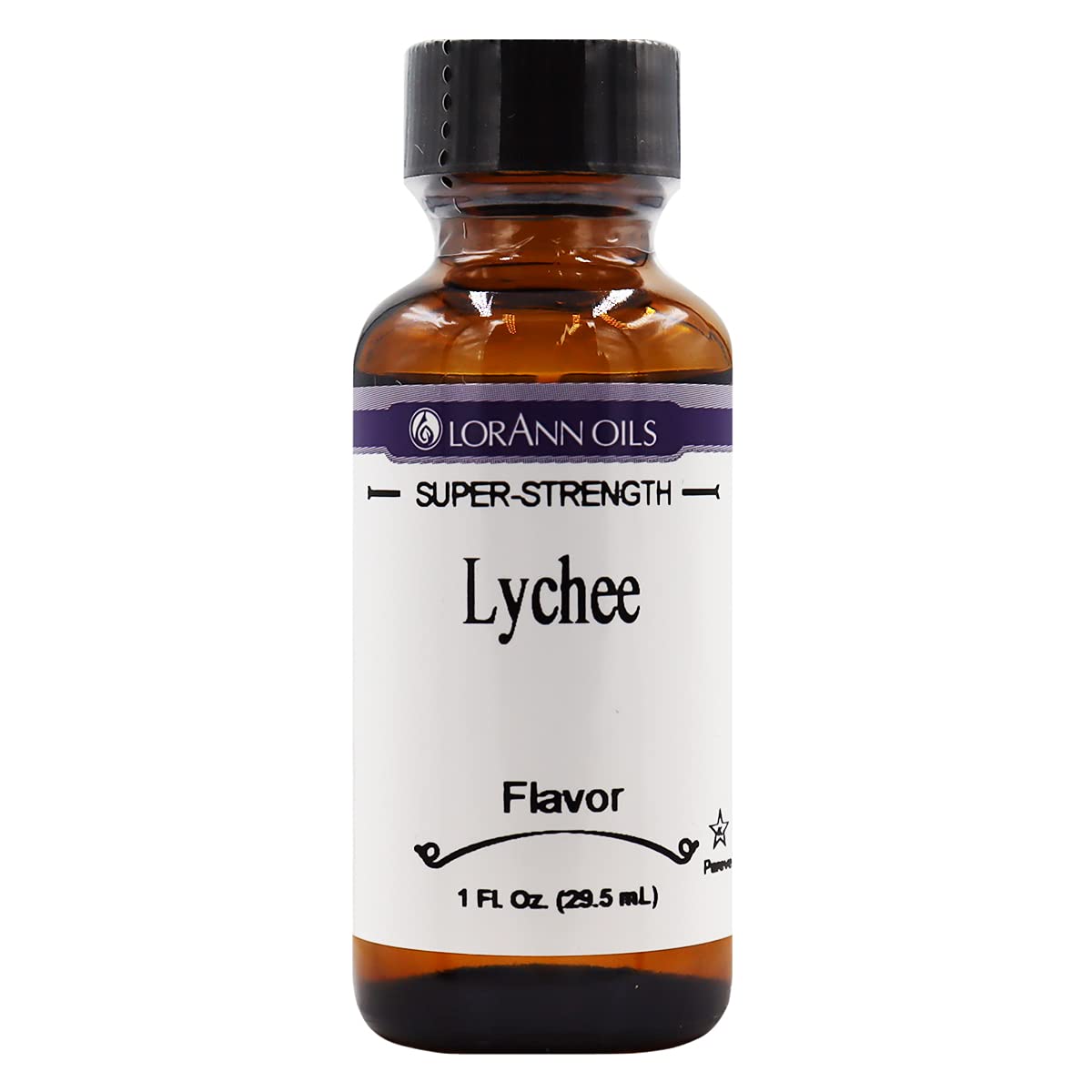 LorAnn Super Strength Flavor Lychee / Litchi – Potente aroma alimentare perfetto per la preparazione di dolci, torte, bevande, anche cioccolato e altro ancora – 29,5 ml