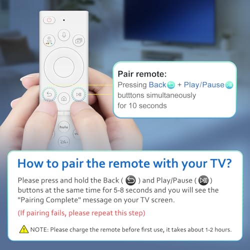 Image of Replacement for Samsung TV Remote, for All 2018-2024 Samsung Remote Control for Smart TV with Voice Control. No Solarcell. 2-Year Warranty.