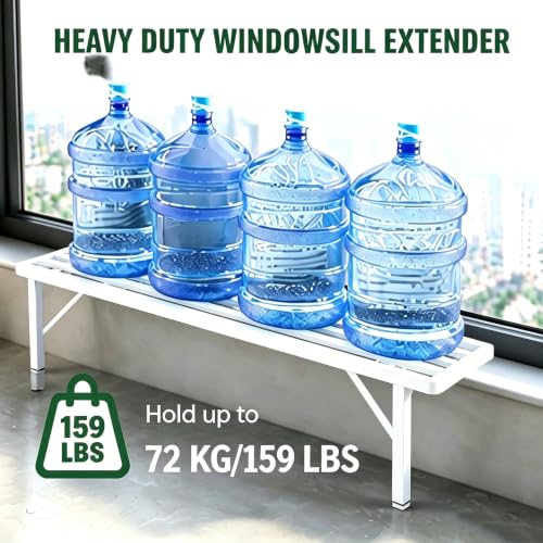 Extensor de alféizar de 120cm para decorar ventanas con plantas y libros 6