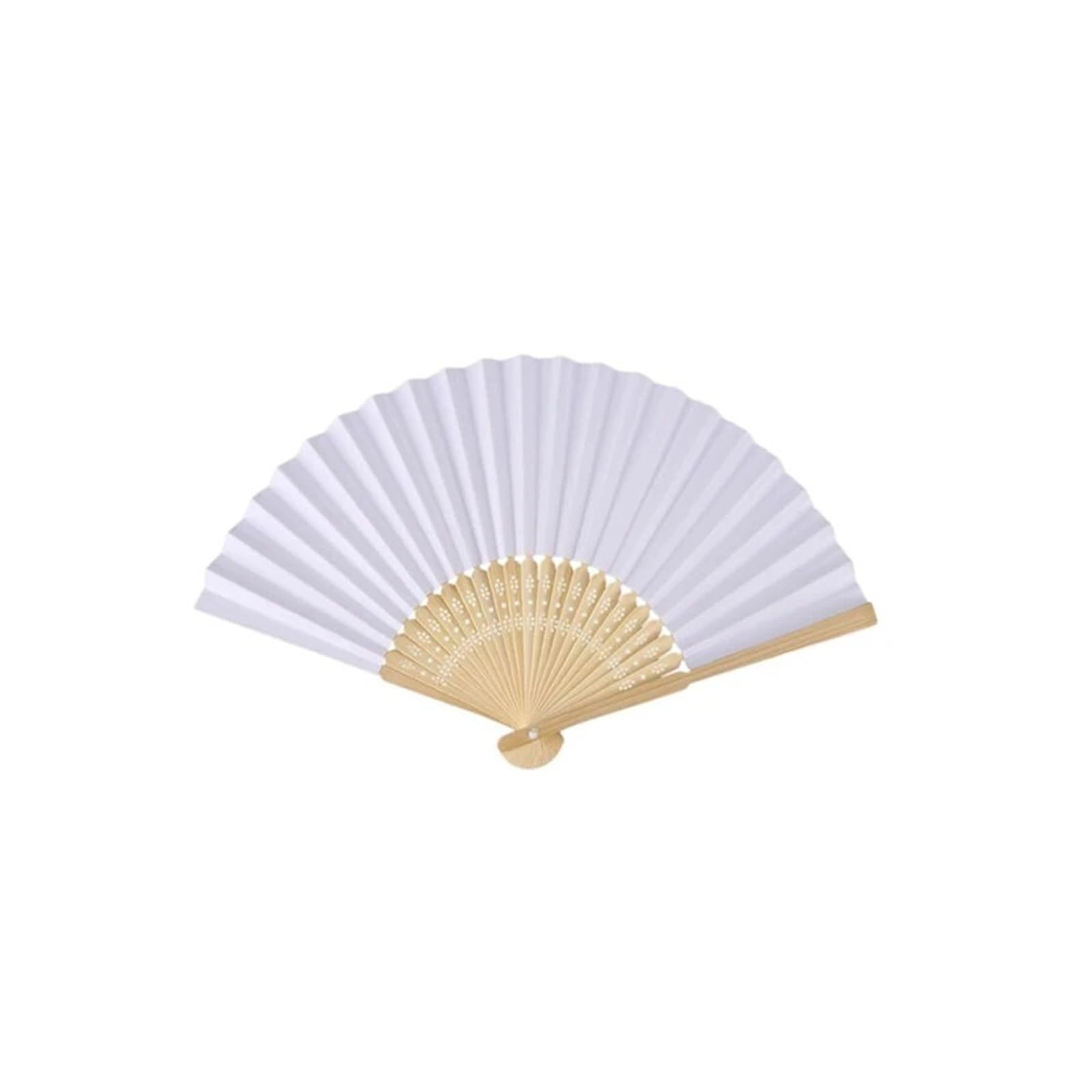 Tai Chi Fan 50/30 PCS Folding Paper Hand Fans Wedding Fans Party Favor Bridal Shower Decoration(30pcs)