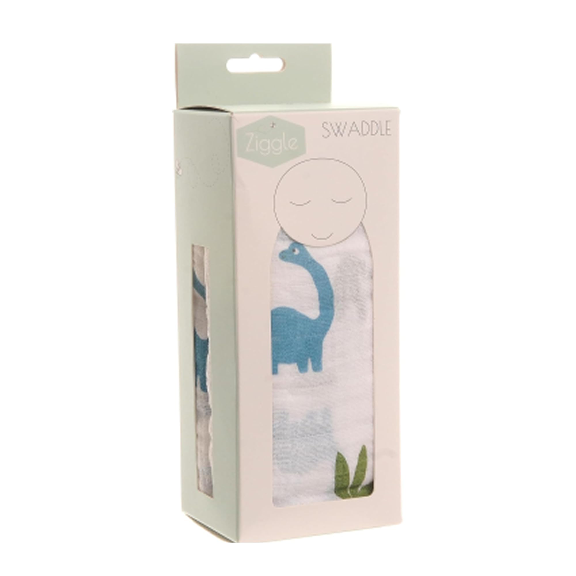 Ziggle Baby Swaddle Blanket - Extra Large 120x120cm Muslin Swaddle Wrap - Soft Breathable Baby Wrap & Muslin Swaddles - Must Have Newborn Essentials & Gift