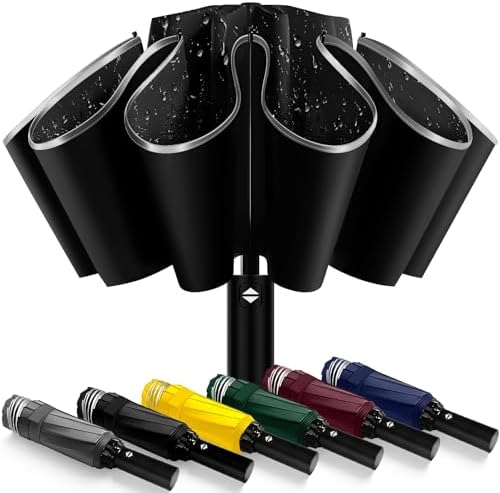 ExploreBliss Travel Umbrella Superior, Beautiful & Compact, Large...