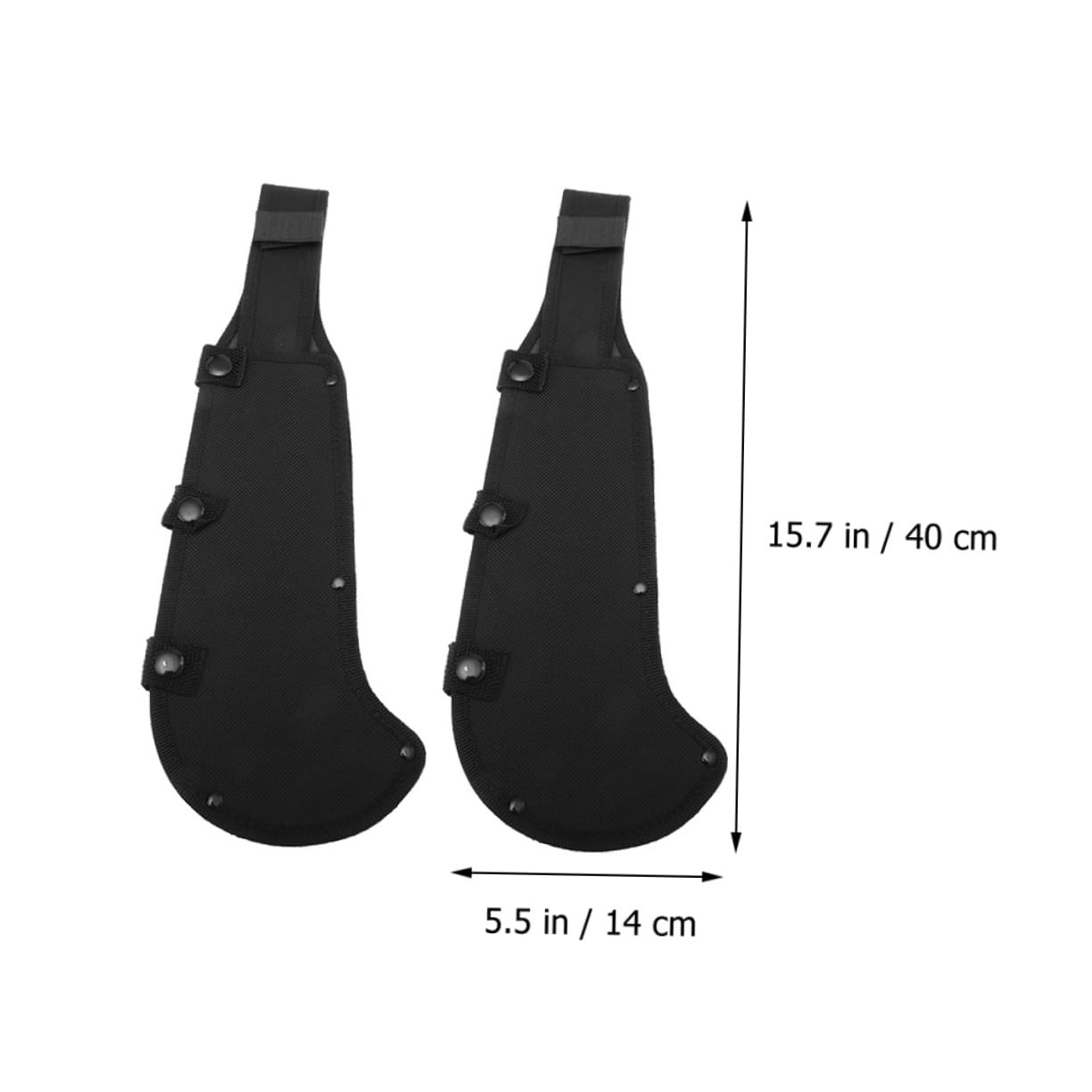 Abaodam Protective Hatchet Cover 2-Pack Canvas Axe Case Oxford Cloth Protector for Knife