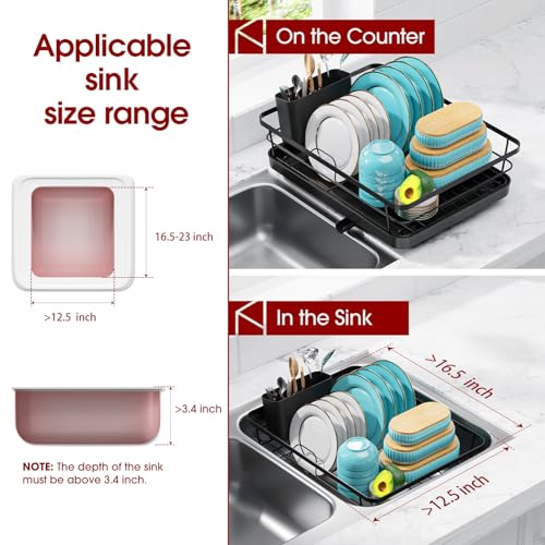 Sakugi USSA694 Dish Drying Rack - Stainless Steel Dish Rack thumb #1