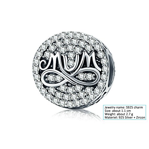 Ecent Bijoux de femme Charms Perles en argent 925 DIY un meilleur cadeau pour la fête des mères