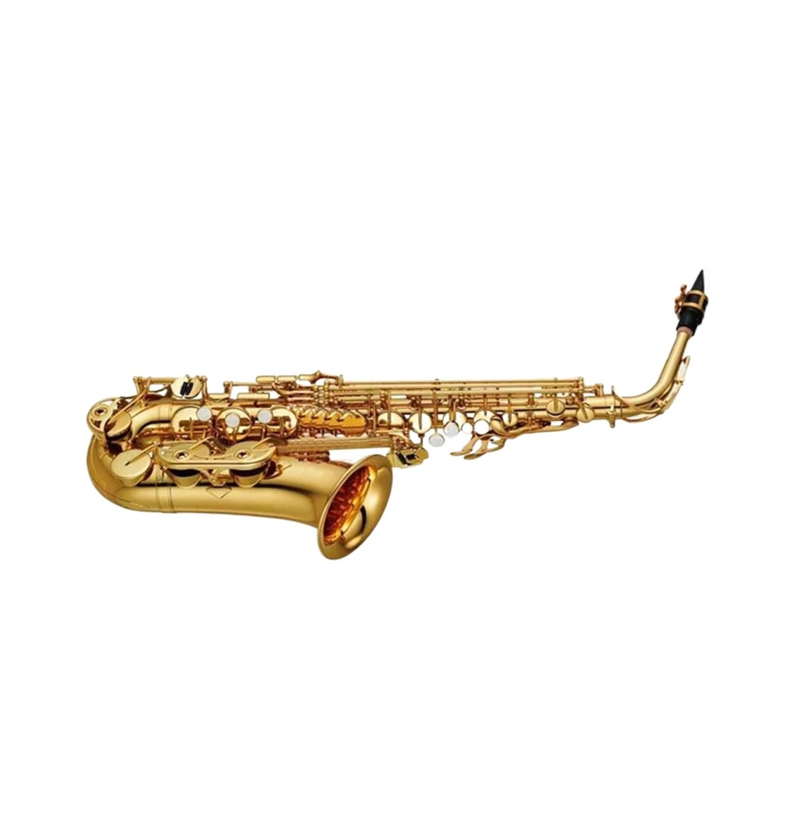 BABYCE Principianti Sassofono Strumento Musicale per Sax Contralto Professionale per Sassofono Contralto in Ottone Placcato Oro