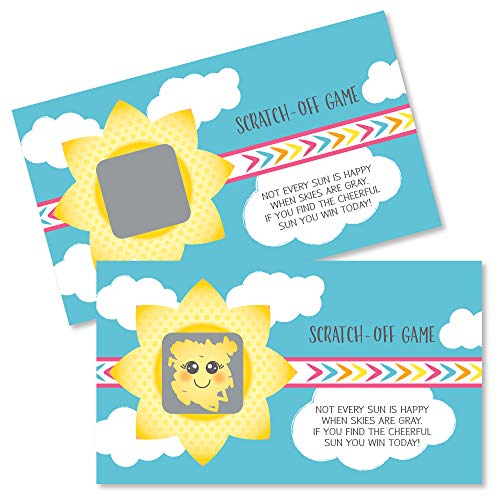 Boho Rainbow Guess Who? Baby Shower Game - 25 Gender Neutral Cards For Mom Or Dad, Sunshine Theme - View #2