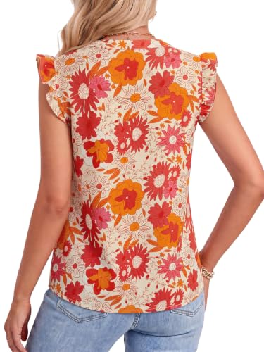 Image of Women's Dressy Striped V Neck Blouse