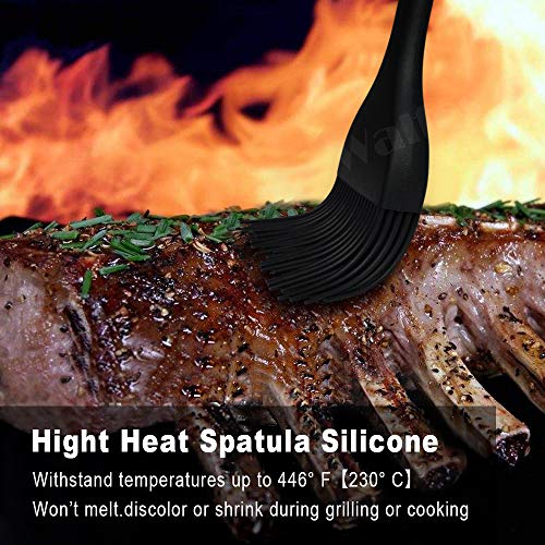 Image of Walfos Small Basting Pastry Brush, Silicone Pastry Brush, Heat Resistant Perfect for BBQ Grill Baking Kitchen Cooking, Strong Steel Core and One-Pieces Design, BPA Free and Dishwasher Safe (8.2 inch)
