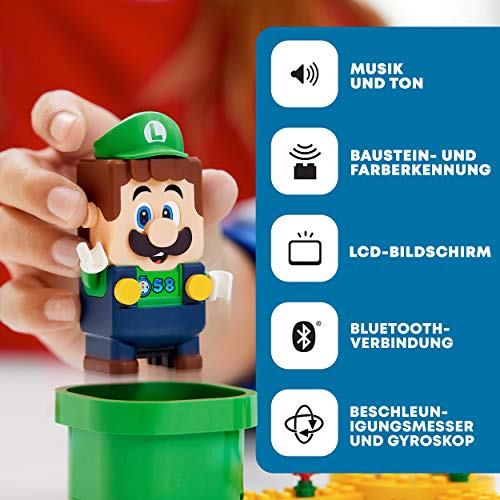 LEGO 71387 Super Mario Abenteuer mit Luigi – Starterset, Spielzeug mit einer interaktiven Figur, modulares Set, Geschenk zu Ostern für Kinder – Bild 4