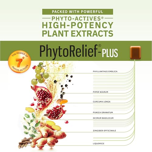 Image of PhytoRelief Plus is Natural & Sugar-Free | Quick Relief From Throat infection| prolonged Cold & Cough | Clinically Tested (3 Strips)