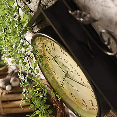 Horloge murale d'extérieur boîtier résistant aux intempéries double face