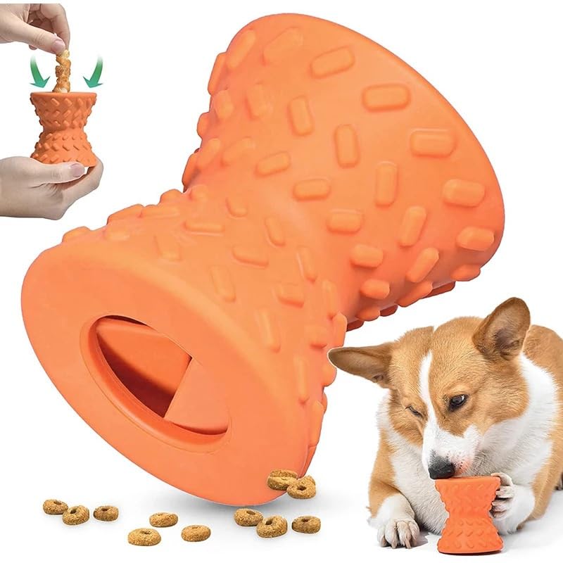 Jouets distributeurs de Nourriture for Chiens, for mâcheurs agressifs, en Caoutchouc Naturel Non Toxique, Qui fuient Les friandises, Jouets for Animaux de Compagnie, Jeu d'os for Chiots