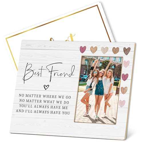 patcate Best Friends Picture Frame Gift, BFF Gifts, Friends Forever Gift, Appreciation Gifts For...