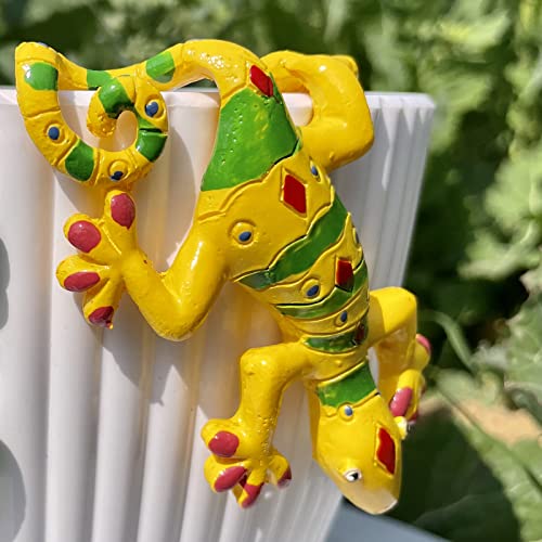 Jarpsiry 757741687433 4Pcs Resin Climbing Gecko Flower Pot And Vase Hugger thumb #5