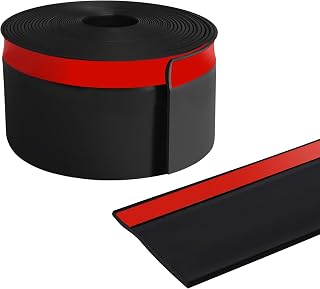 Storystore RV Slide Out Seal, 4In x 1/8In x 33FT RV Slide Out Wiper Seals with Adhesive Tape, Waterproof Truck Weather Stripping Seal, Camper Black Rubber Slide Out Seal