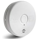 Smoke Detector & Carbon Monoxide Detector Combo with 10-Year Battery,White