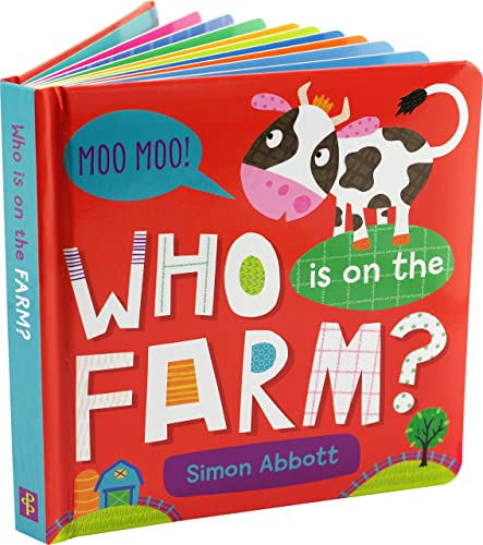 Who Is On The Farm? Padded Board Book (Padded Cover) (Peter Pauper Primer) #TOP8