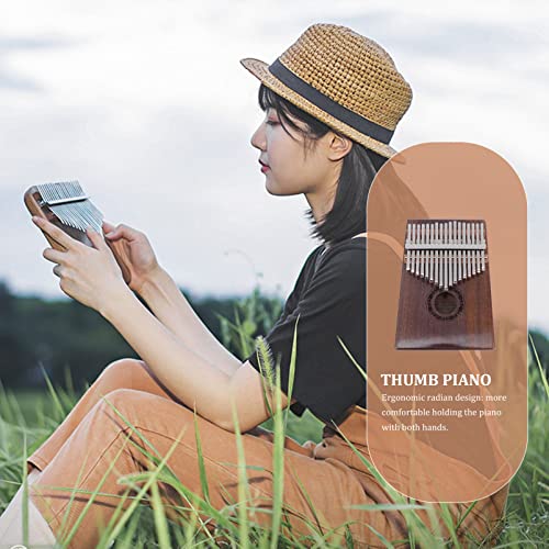 BIENKA 1 Set Kalimba Thumb Piano 17 Touches Mini Portable Mbira Finger Piano Set Instrument de Musique avec Tune Hammer… - Les Beatles, Paul McCartney, John Lennon, RIngo Starr, George Harrison BIENKA 1 Set Kalimba Thumb Piano 17 Touches Mini Portable Mbira Finger Piano Set Instrument de Musique avec Tune Hammer… – Image 7