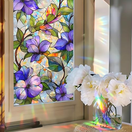 Película de ventana para privacidad estática, 17.5 x 39.4 pulgadas miniatura 1