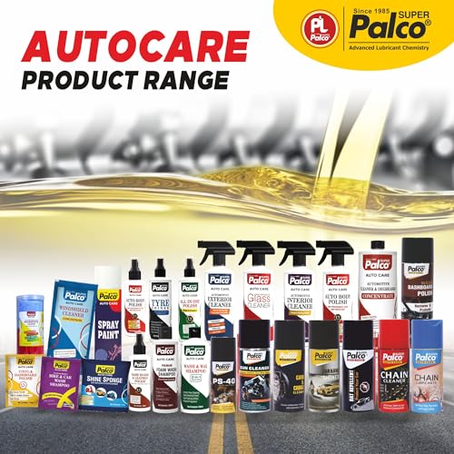 Image of PALCO Dashboard & Leather Polish 100ml with Sponge (Pack of 1) All in One Car Polish Spray Interior Cleaner, Restores Shine for Dashboard, Leather Seats & Panels Bike Polish for Shining