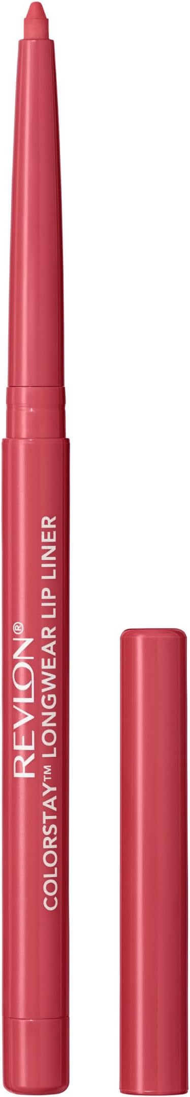 Colorstay Lip Liner Makeup with Built-in-Sharpener, Longwear Rich Colors, Smooth Application, 650 Pink, 0.01 oz