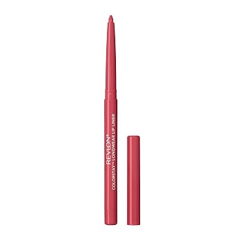 Revlon ColorStay Longwear Lip Liner, 650 Pink, 0.01 oz | Longwear lip liner with built-in sharpener. Rich color with smooth, easy-glide application.