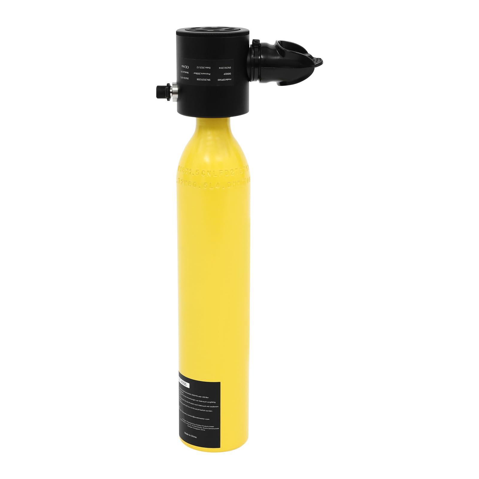 Mini borraccia subacquea da 0,5 litri, per immersioni sportive, per una varietà di scenari, tra cui lo snorkeling in acqua poco profonda