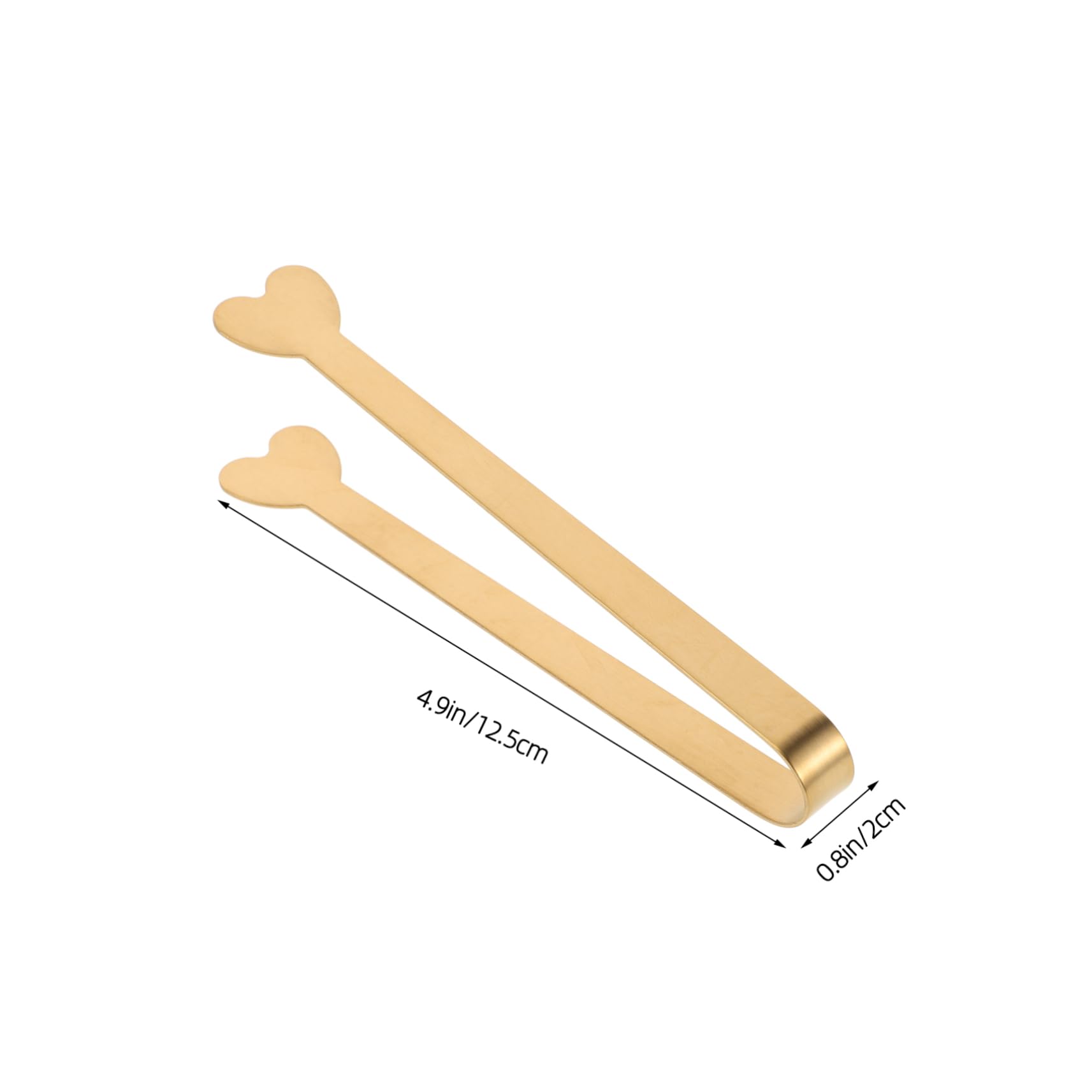 SOLUSTRE Stainless Steel Ice Sugar Tongs for Serving Small Foods for Parties Cafes and Kitchens Compact and Lightweight Multi-use for and Lemon Slices