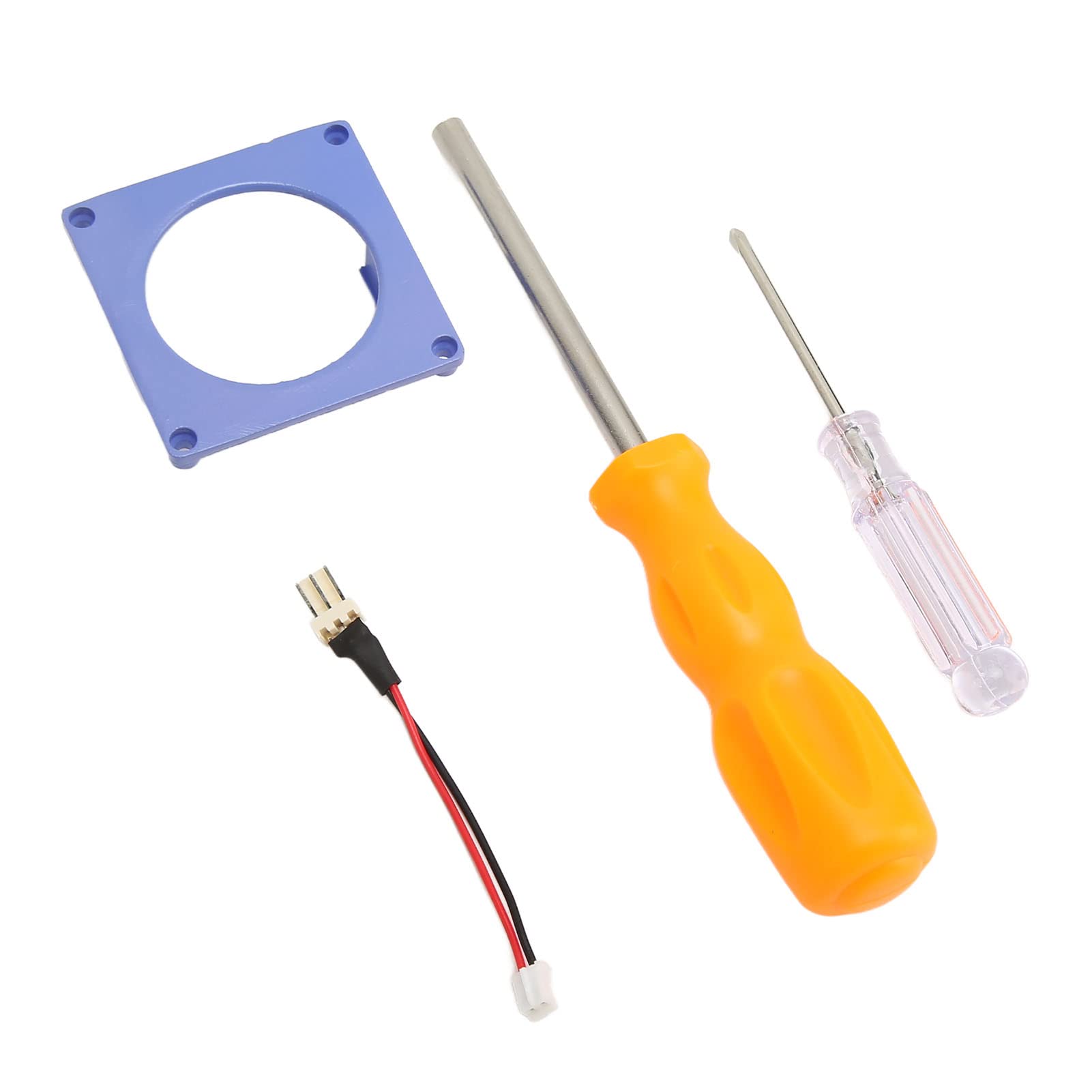 Mini Ventilador Kit de Montaje Impreso en 3D Radiador Silencioso sin Escobillas para Fan Purple