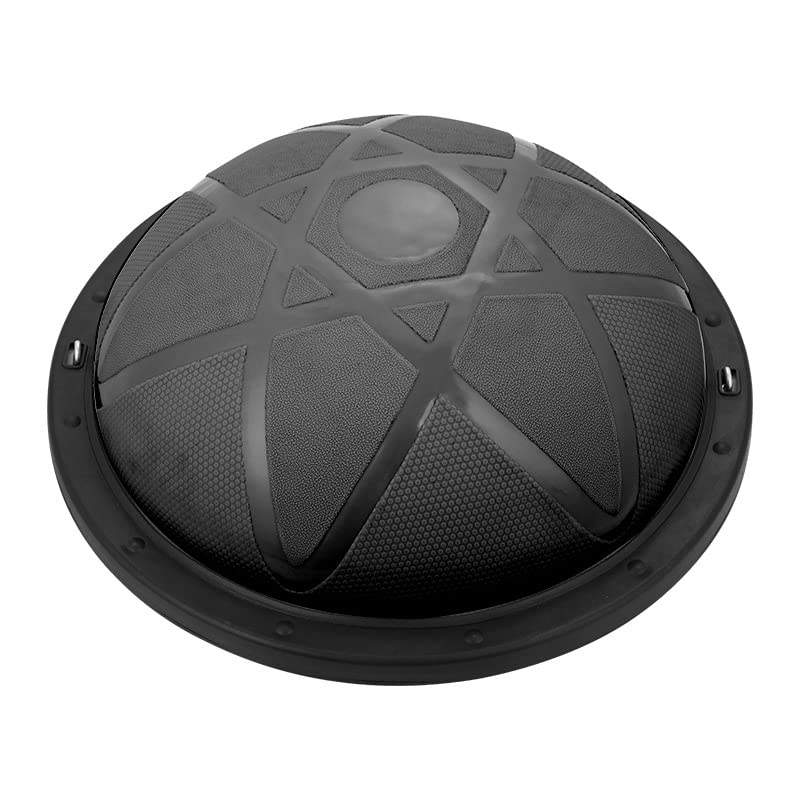 Balón de equilibrio de 58 cm negro para yoga y pilates en casa