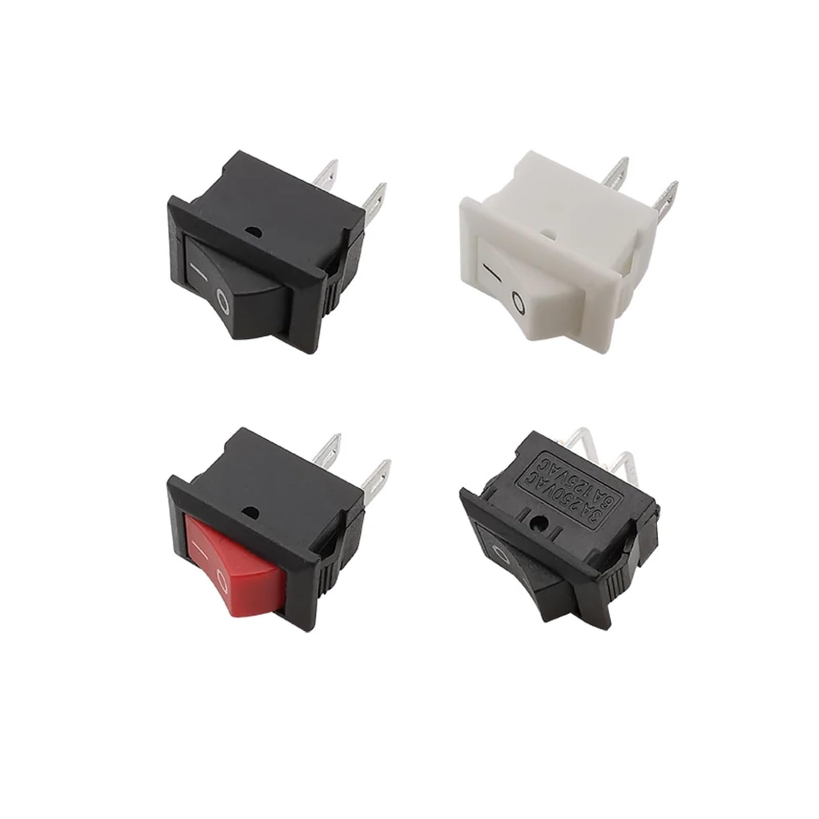 Amazon.com: KCD11 Interruptor basculante de 2 pines 0.394x0.591 in