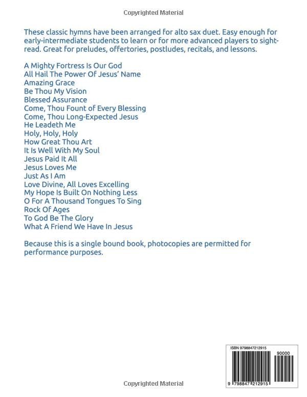 Miniatura 2 de 20 Greatest Hymns for Alto Sax Duet