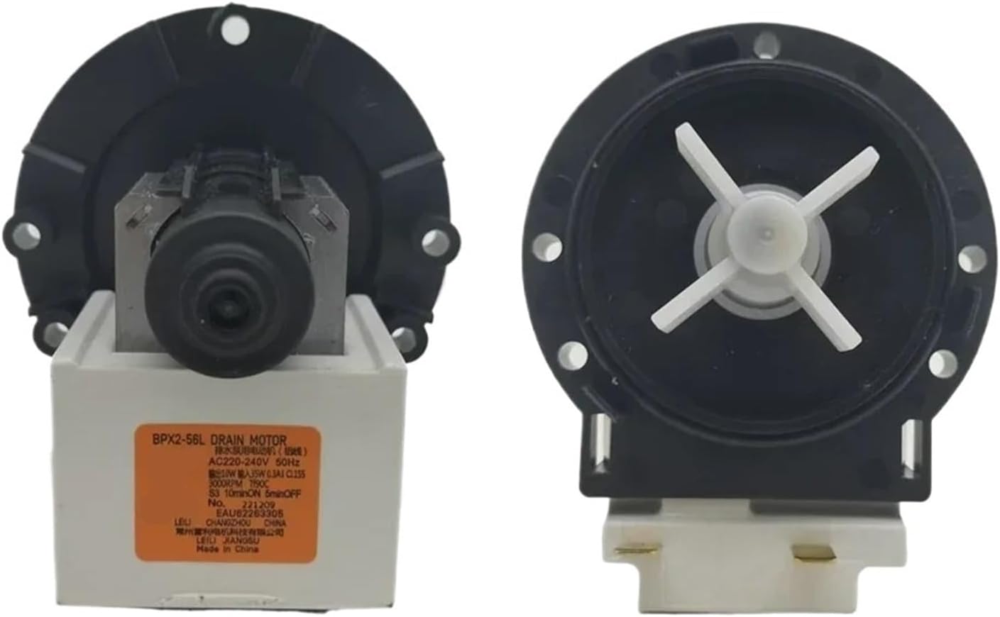 For Washing Machine Drain Pump Motor BPX2-56L AC220-240V 50Hz EAU62263305 Washer Drainage Parts