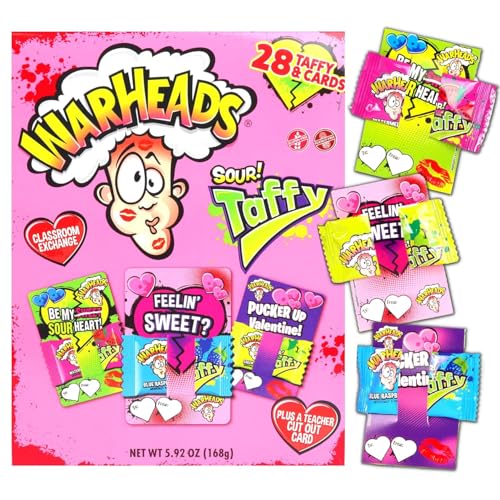 Imaginings 3 Warheads Valentines Exchange Kit, Sweet and Sour Candy