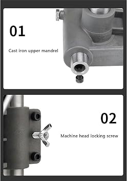 Coconut Opener Machine Vertical,Thick Metal Base Manual Coconut Hole Opening Tool,Commercial Hand Press Driller Opener,for Tender Coconut Fruit Shop Home