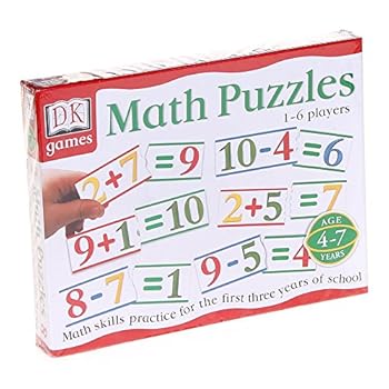Misc. Supplies DK Games: Math Puzzles Book