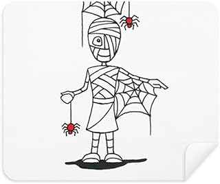 Egypt Mummy Halloween SpiderDevil Horus Cleaning Cloth Screen Cleaner 2pcs Suede Fabric