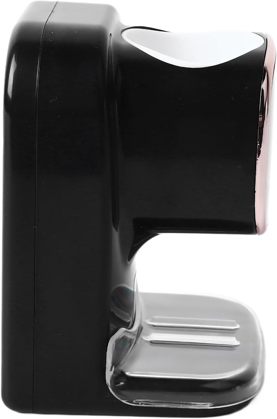 VINGVO Automatic Toothpaste Dispenser, Wall Mounted Hands Free Electric Toothpaste Squeezer, Sensor Dispenser for Kids & Adults, USB Powered Bathroom Organizer (Black)