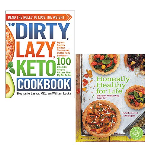 The DIRTY, LAZY, KETO Cookbook, Honestly Healthy for Life [Hardcover] 2 Books Collection Set