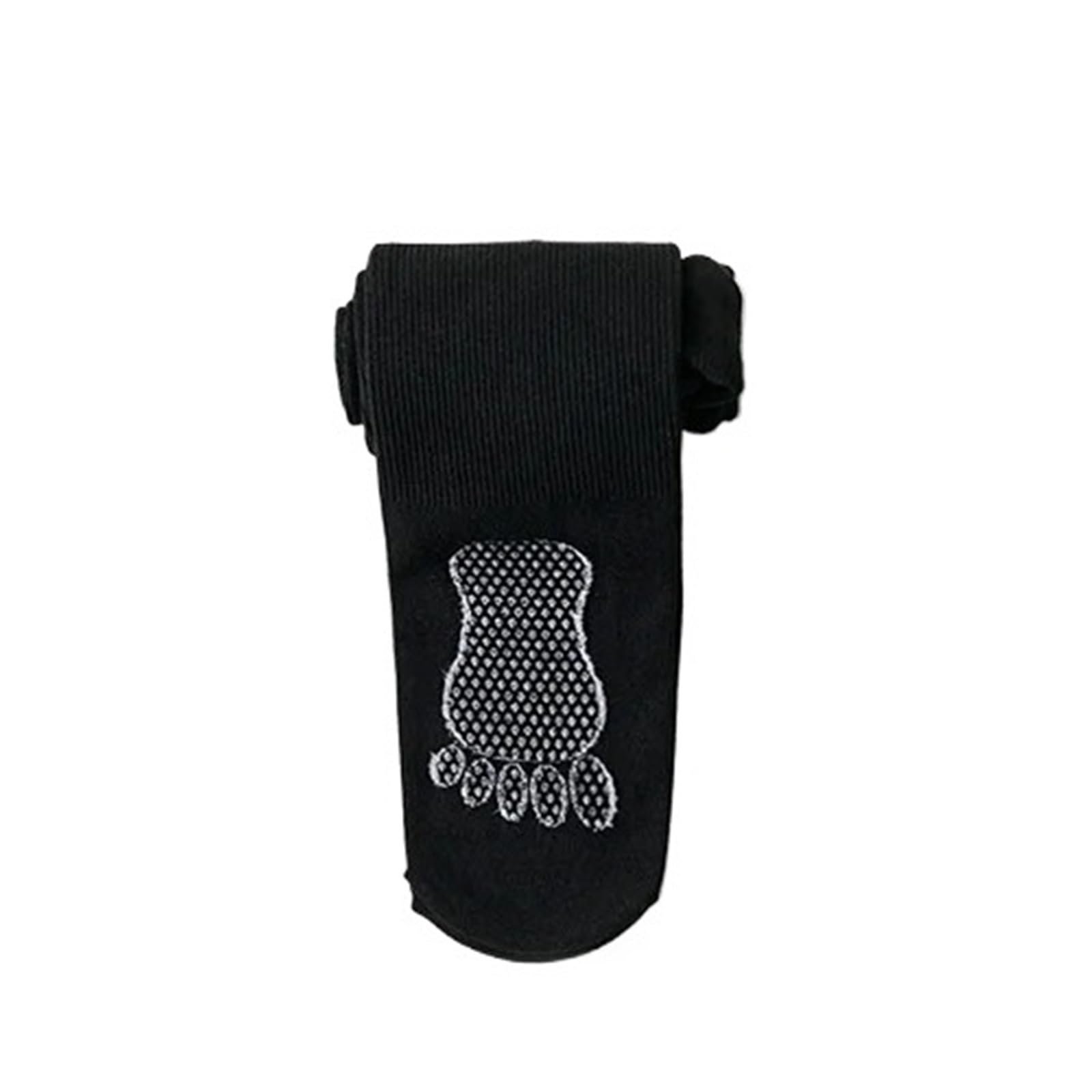 Medias Sólidas for Niñas - Medias de Baile Antideslizantes | Leggings cómodos y elásticos for 3-15 años(Black,12-15Y(XXL))