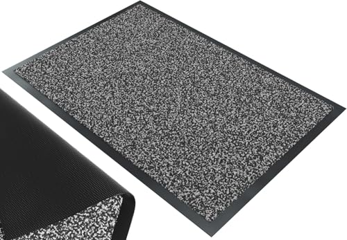 vounot® Tapis de Porte Paillasson d'Entree Interieur et Extérieur Tapis Antidérapant et...
