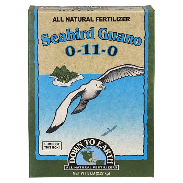 Down to Earth High Phosphorus Seabird Guano - 5 lb