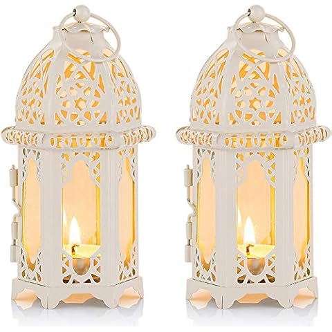 Nuptio Moroccan Style Candle Lantern Set Cover