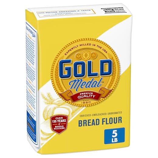 Gold Medal Premium Quality Bread Flour for Baking, 5 lb